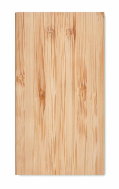 Logotrade mainoslahja ja liikelahja kuva: Bambu varavirtalähde 4000 mAh ARENA SOLA